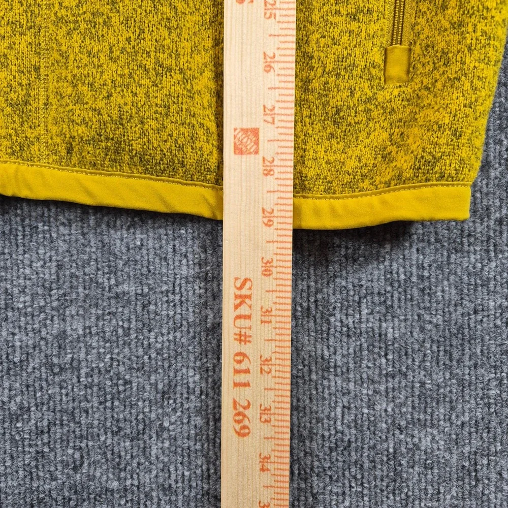 The North Face Fleece Hoodie Gordon Lyons XL Yellow Mens